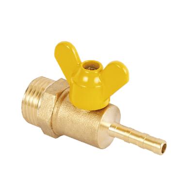 China Egypt Home Market Kitchen Natural Gas Brass Pipe Stove Control Valve for sale