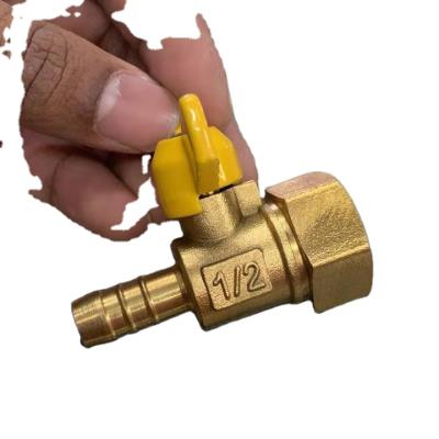 China Home Kitchen Factory Wholesale Male Thread Milk Gas Valve for sale