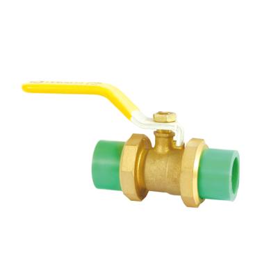 China General Good Quality PPR Pipe Fittings Double Union Ball Valve for sale