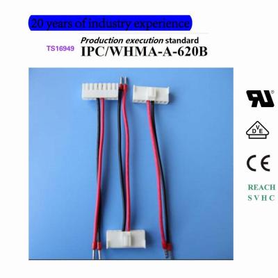 China Passo de JST-VHR-8N 3.96mm o processar-estoque feito sob encomenda 2K da exportação das cablagens do conector à venda