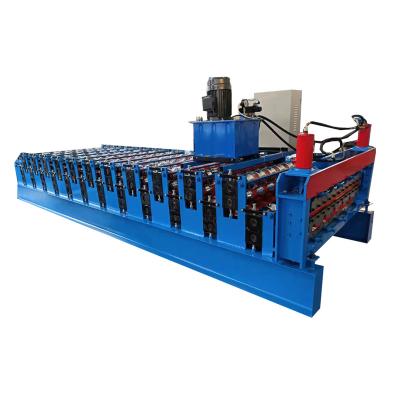 중국 Cheap factory price hot sell roofing sheet IBR corrugated roll forming machine 판매용