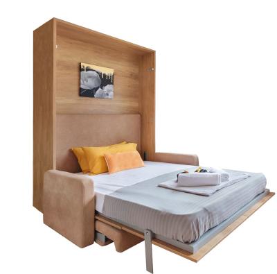 China Modern DIY folding wall bed material murphy bed mechanism space saving furniture sofa wall bed for sale