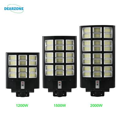 China ROAD 1200w 1500w 2000w high quality waterproof outdoor ABS integrated led solar light for sale