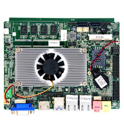 China Desktop Computer Motherboard VGA 6COM LPT ddr3 sata I3 I5 I7 motherboards 2LAN mini PCIe mini EMMC ports pcb board for sale