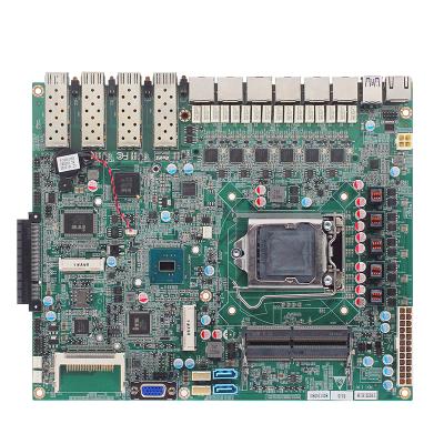 China H110 Lga1151 Server Mainboard H170/Z170 Motherboard 6 Gigabit LAN 4 Port Poe Firewall Mainboard For Intel for sale