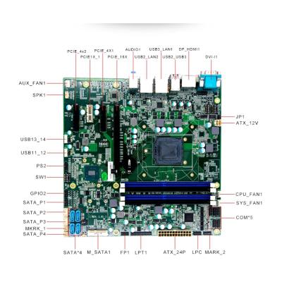 China Intel CPU Support H110/H170 Cipset CCPI Onboard 6th /7th Motherboard LGA1151 Server Port for sale