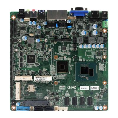 China Intel 4th /5th Haswell/Broadwell-H QM87/HM86/HM87 DDR3 10USB VGA LVDS HD-MI 2LAN Mini Desktop Industrial PC Motherboard for sale