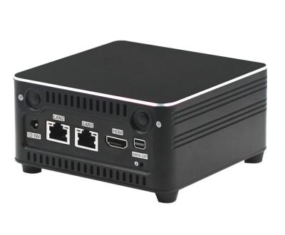 China Fanless PC I3 8145U 2 LAN Ports 4 LAN Ports DDR4 2 USB Support PCIE X2 Industrial PC Nuc Computer PC for Home and Student Mini Mini Gaming for sale