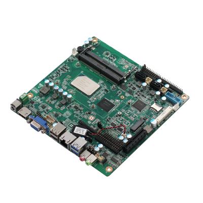 China Game LGA1151 motherboard j6412 11th GEN Motherboard 2 DDR4 1PCIE x4 COM 6 port TPM optional COM 6 industrial motherboard for sale