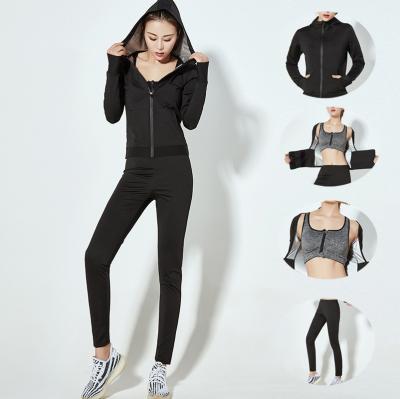 China 2021 New Breathable Gym Clothing Women Bodybuilding Yoga Sets Suite Nylon Spandex Athletic Wear for sale