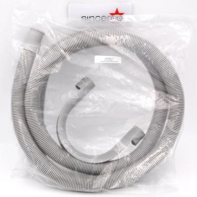 China Flexible Washing Machine PP Washing Machine Drain Tubing with Connectors Manguera y Universal de Agua Salida Flexible Para Lavadora de Bande for sale