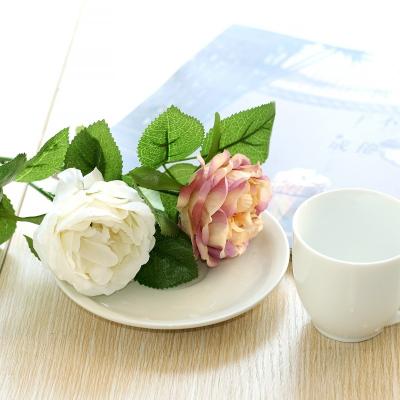 China Rose Artificial Flower Wholesale Home Decoration Wedding Decoration Quality Guarantee Night Flower Wedding Decoration Flower Wall for sale