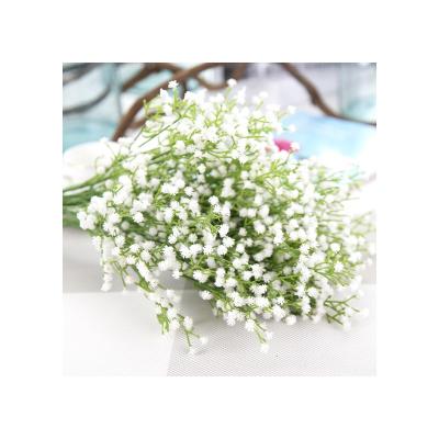 China Wholesale Artificial flower home decoration grain decoration mini babysbreath hydrangea wedding flower match flower indoor outdoor simulation flower for sale