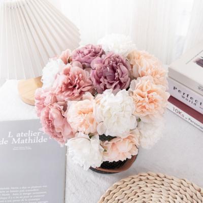 China High Quality Indoor Outdoor Home Wedding Decoration Plant Bouquet Artificial Flower Peony Grain Grain Decoration Flower Indoor Outdoor Plug for sale