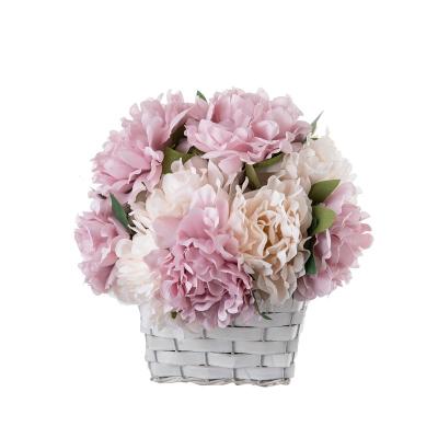 China Factory price color artificial flower home decoration craft beautiful colorful Irene peony rose to wedding socket for sale