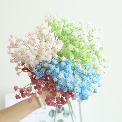 China New Arrivals Indor Decoration Soft Gypsophila Babybreath Artificial Glue Flowerartificial Flower Manufacturer Wedding for sale