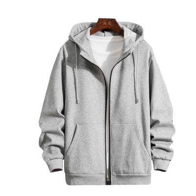 China Autumn/Winter Casual Hoodie Solid Color Zipper-up Teen Anti-Shrink Coat And Fleece Knit Top Hoodie for sale