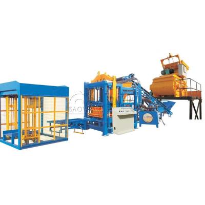 China Buliding Construction Concrete Cavity Paver Semi Automatic Interlocking Solid Brick Making Machine for sale