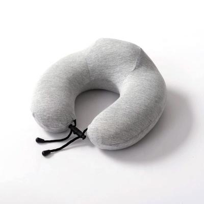 China Fanjia Car Office PORTABLE Custom Nap Orthopedic Travel Memory Foam Neck Pillow for sale