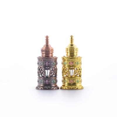 China New Glass Personal Care 5ml Middle Eastern Perfume Bottle With Glass Stem for sale