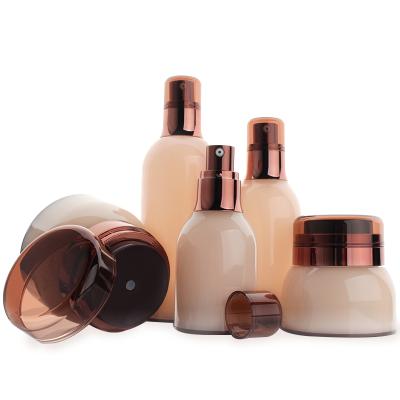 China Hot Sale 30g 50g 30ml 50ml 100ml Acrylic BEAUTY PACKAGING Spray Bottle Jar Set For Cosmetic Packaging for sale