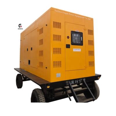 China 3 phase diesel genset power plant mobile trailer 700Kva 560Kw with engine silent diesel generator 4300*1700*2360 for sale