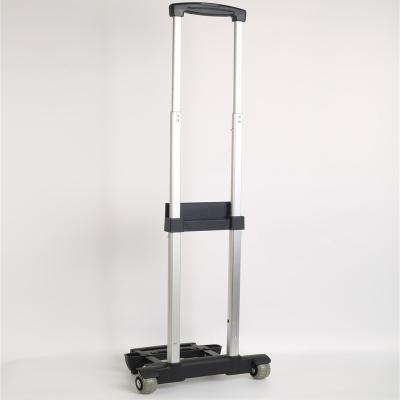 China Aluminum+Iron trolley retractable luggage handles Aluminum Telescopic Luggage Cart Handle for sale