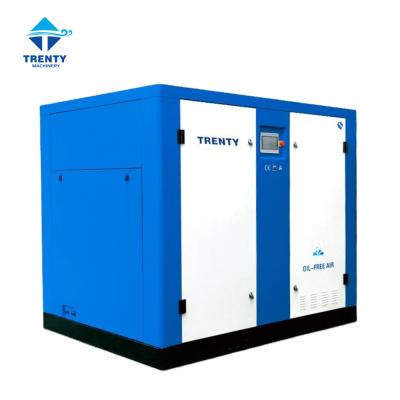 China Tr-200va/W 0.8-1.25MPa 8-12.5bar 9.2-36.75m3/Min 200kw low pressure oil free single screw dental air compressor for sale