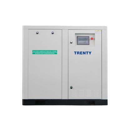 China 8Bar 10Bar 12.5Bar TR-110VA/W 110KW 150HP 4.65-20.2m3/min Low Noise Oil Free Lubricated Screw Air Compressor for sale