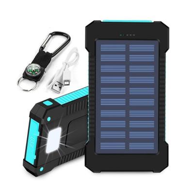 China Waterproof Outdoor Solar Panel Charging Charger Mobile Phone Solar Cell Portable Powerbank for sale