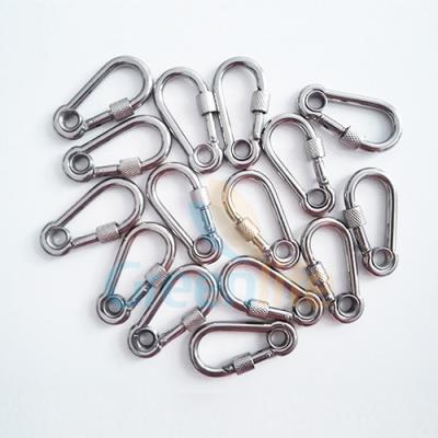 China 304 gancho instantâneo de aço inoxidável Carabiner à venda