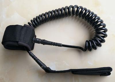 China Police Retention Device Coiled Security Tethers , Tactical Pistol Sling With Belt for sale