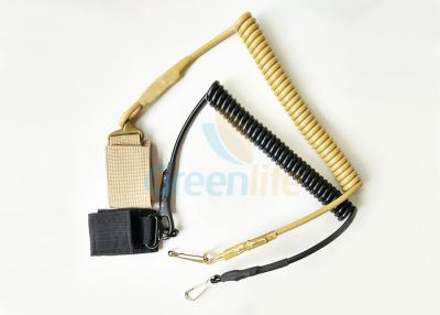 China High Security Elastic Weapon Retention Lanyard , Custom Pistol Retention Lanyard for sale