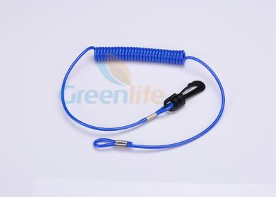 China Jet Ski Kill Switch Cord , Long Tail Mercury Stop Switch Lanyard Custom for sale