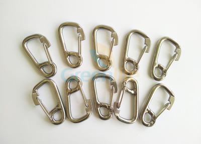 Chine Crochets de clip D d'acier inoxydable/crochet Carabiner de rupture avec le matériel d'oeil et de serrure à vendre