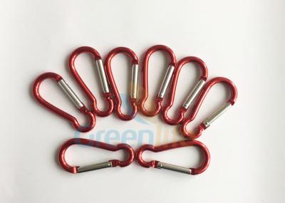 China Großer Aluminiumkarabinerhaken Carabiner mit silbernem Polen, 80MM lange Länge zu verkaufen