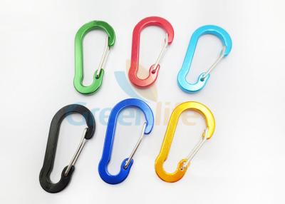 China Flache Kürbis-Form färbte schneller kundengebundene Größen-multi- Verwendung Klipp Carabiner Karabinerhaken zu verkaufen