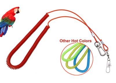 Китай Пластиковая красная безопасность тренировки мухы попугая талрепа катушки провода с щелчковым крюком/Пин продается