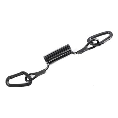 Китай Multi используйте 7.0MM Dia свернул спиралью PU шнура Bungee с двойным концом Carabiner продается