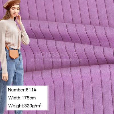 China Wholesale Black 611#100%cotton Anti Pill Rib Anti Terry Knit Fabric For Winter Season for sale