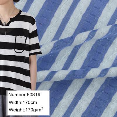 China Anti Scratch Pill 6081# 50%Polyester 50% Cotton Jacquard Fabrics For Garments And Dress for sale