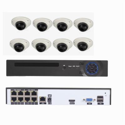 China NIGHT VISION Dome 8CH 2MP 4MP POE IP Camera NVR Kit 180 Vandal Proof 360 Degree System Motion Detection Fisheye XMEye Network Cameras ONVIF for sale