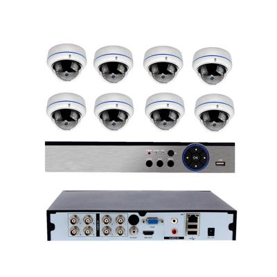 China 8CH NIGHT VISION Dome AHD Fisheye Home Security Camera System Kit Motion Detection 1.44mm AHD CCTV 1.8mm Wide Angle Set 20M Infrared for sale