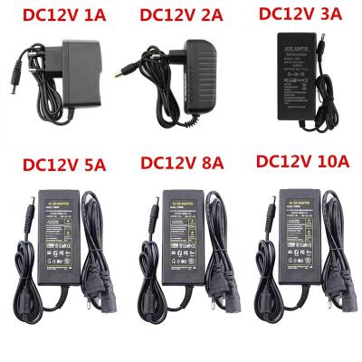 China For IP Cameras 12V DC Power Supply Transformer AC 220V 1A 2A 3A 5A 8A 10A To 12V AC Power Adapter LED Driver for sale