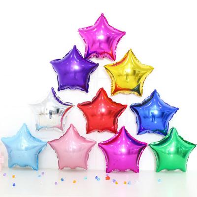 China Hot Selling 18 Inch Star Foil Balloon Star Festival Birthday Balloon Party Wedding Decoration for sale