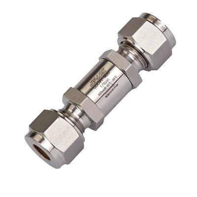 China Instrument Lines Stainless Steel Non Return Valve For Air Compressor One Way Valve for sale