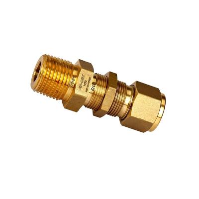 China Instrumentation Swagelok Double Ferrule Copper Plumbing Fittings with China Supplier for sale