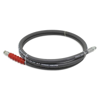 China Car Wash Accessories 3/8 Jet Washer Hose 50 Power Joint High Pressure Hose With Quick Couplers for sale