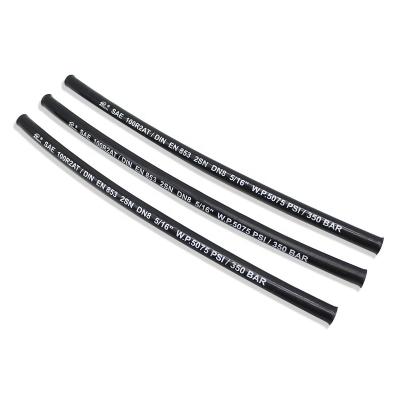 China Wear Resistant Synthetic Rubber Hydraulic Rubber Hose 5/16