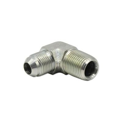 China Carbon Steel 45# 1JN9 90 Degree Elbow JIC Male X NPT Male Hydraulic Fittings Adapter Parts for sale